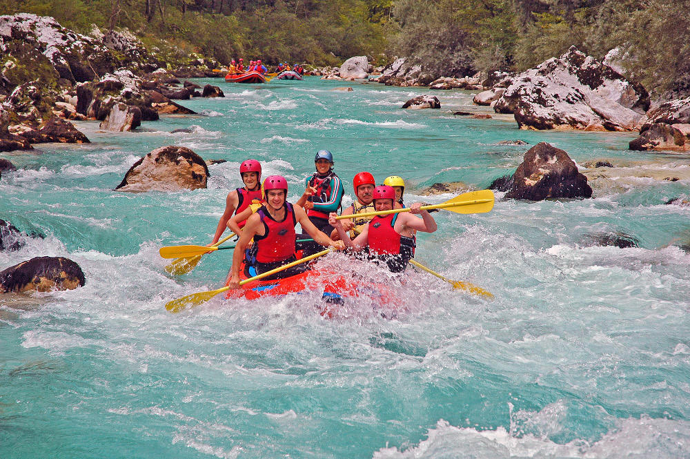 Celodenní rafting Soča - Slovinsko - SportCourses.cz