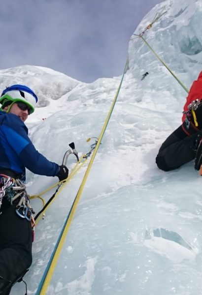 Skialpy a kurz lezení přírodních ledů: Krkonoše